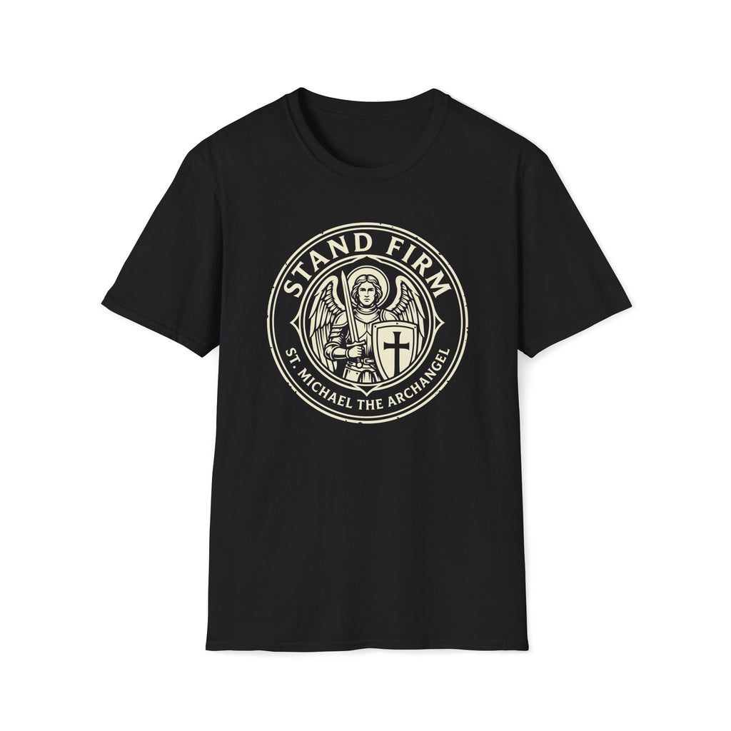 St. Michael Stand Firm Medieval Defender Seal T-Shirt