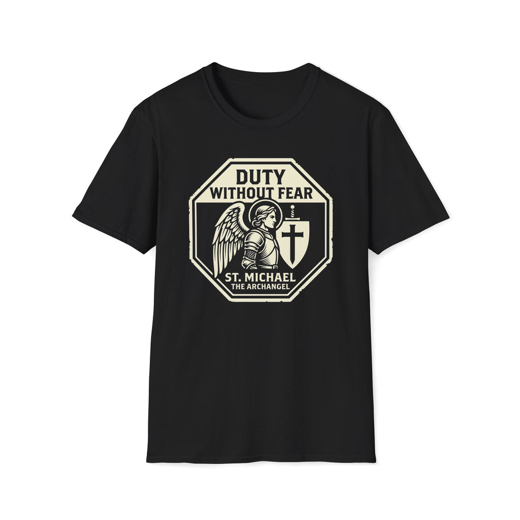 St. Michael Duty Without Fear Guild Seal T-Shirt