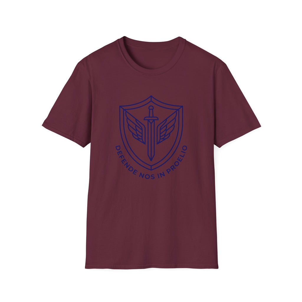 Defende Nos In Proelio Shield T-Shirt
