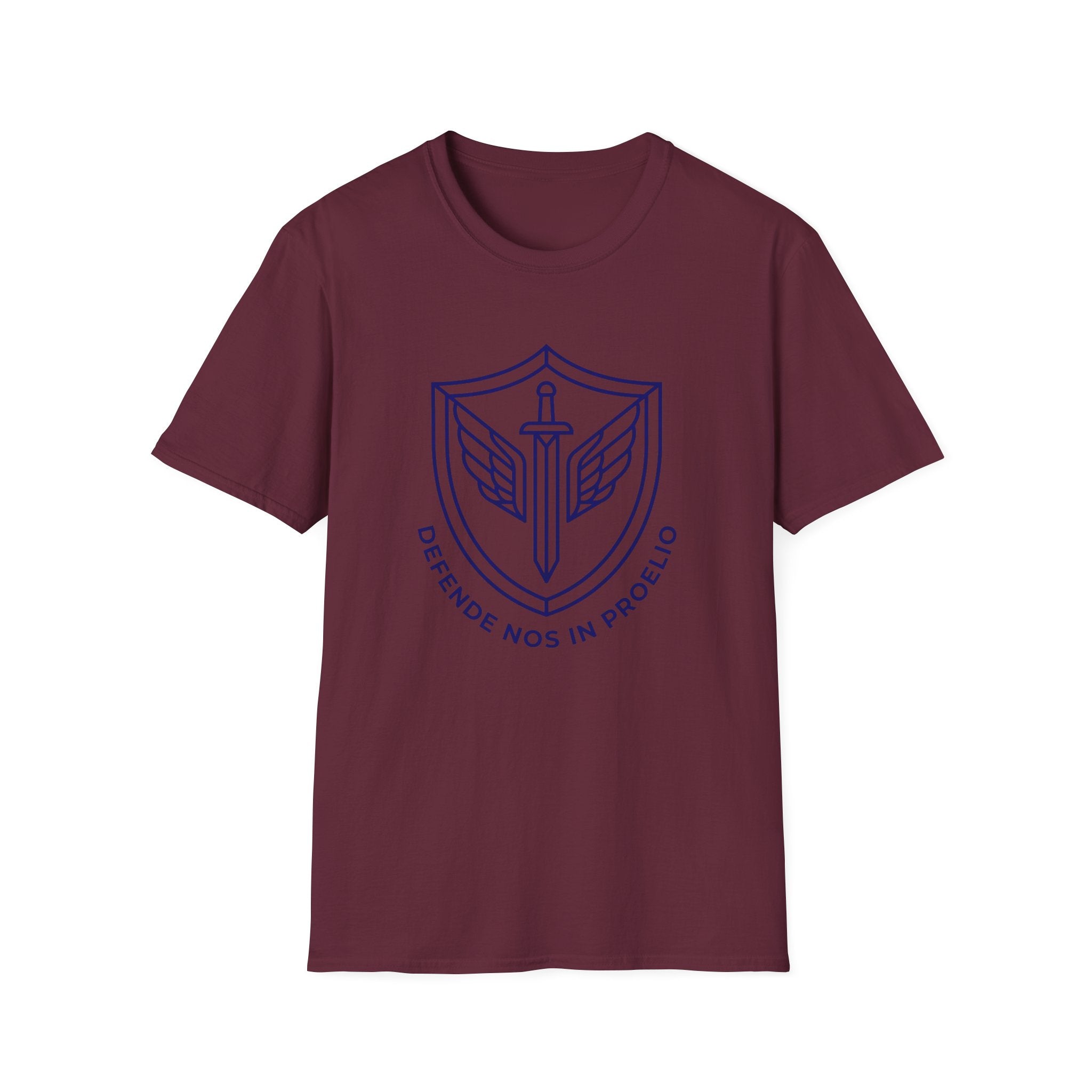 Defende Nos In Proelio Shield T-Shirt