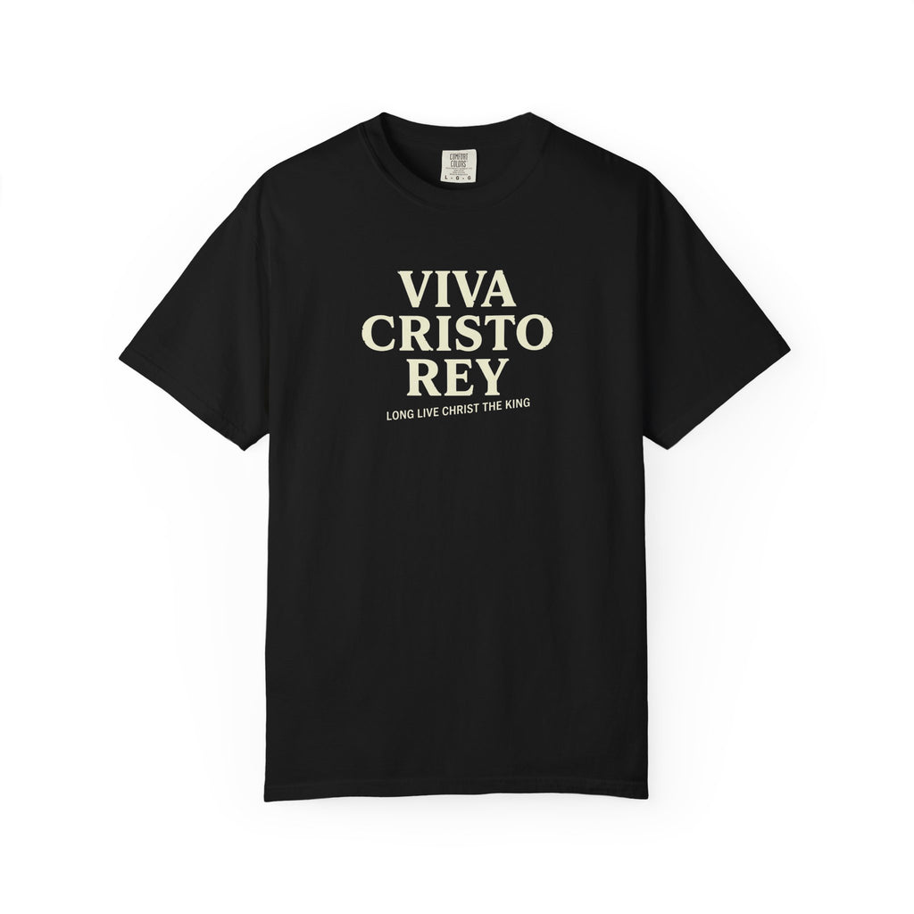 Viva Cristo Rey Roman Standard Catholic T-Shirt
