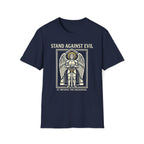 St. Michael Stand Against Evil Gothic Seal T-Shirt