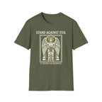 St. Michael Stand Against Evil Gothic Seal T-Shirt