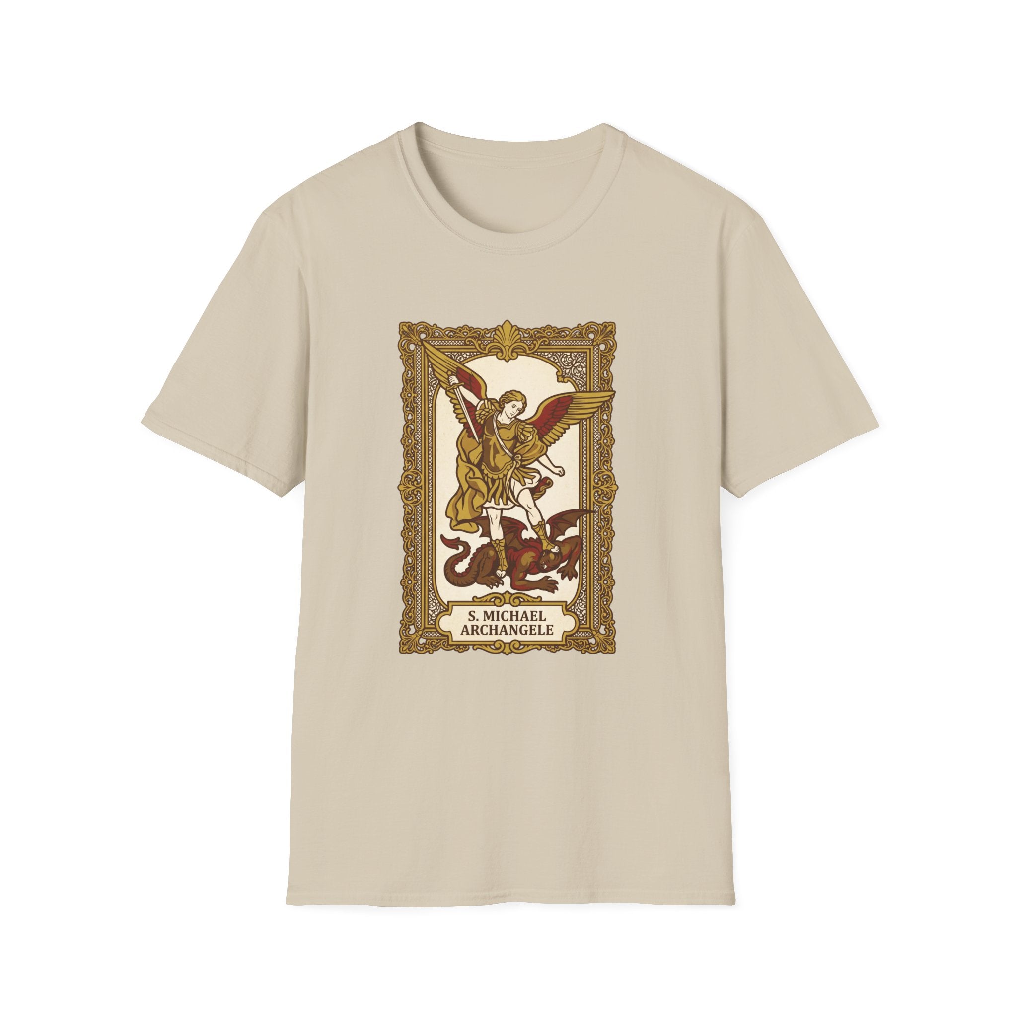 St. Michael Baroque Frame T-Shirt