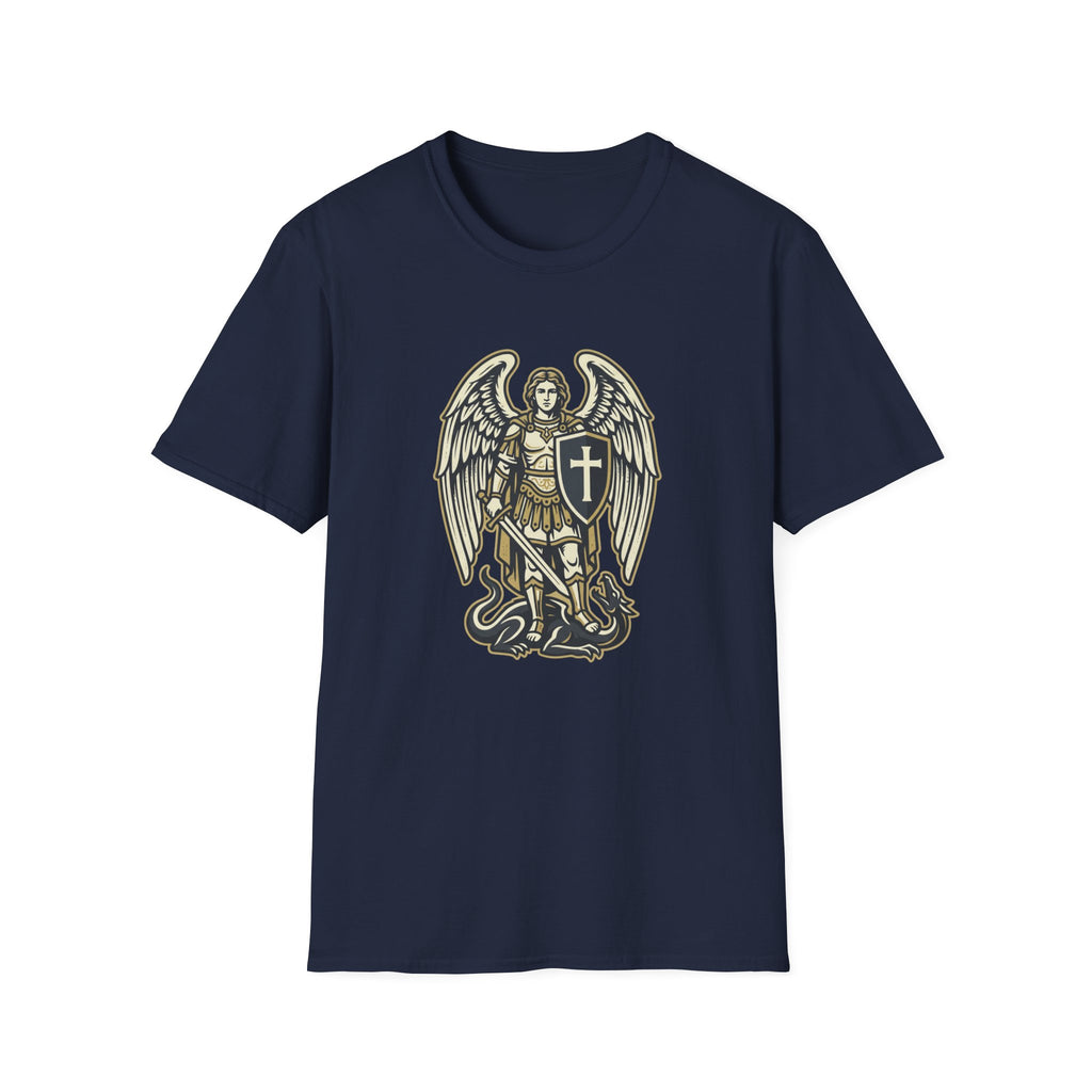 St. Michael Sword and Shield Triumph T-Shirt