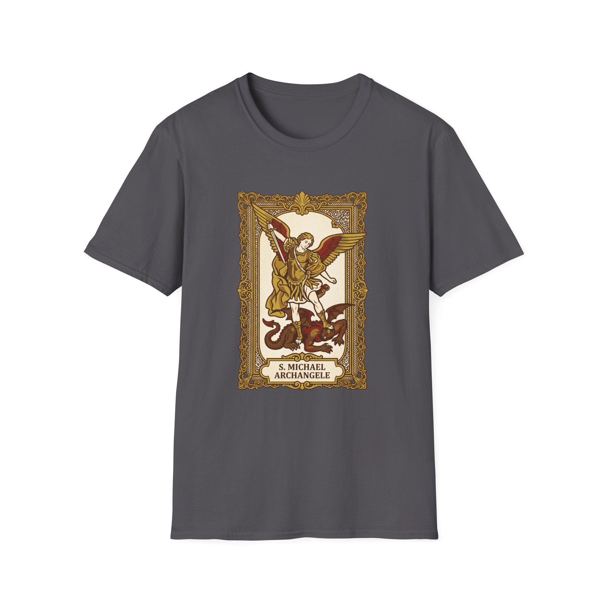 St. Michael Baroque Frame T-Shirt