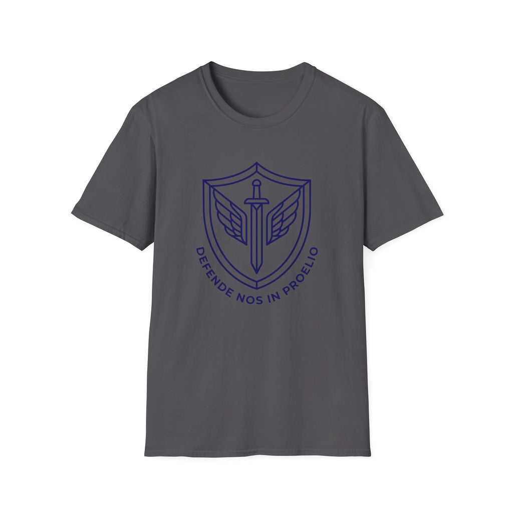 Defende Nos In Proelio Shield T-Shirt