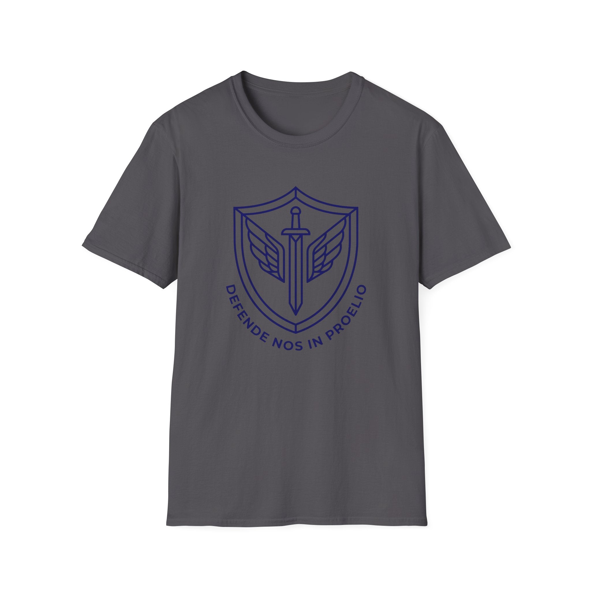 Defende Nos In Proelio Shield T-Shirt