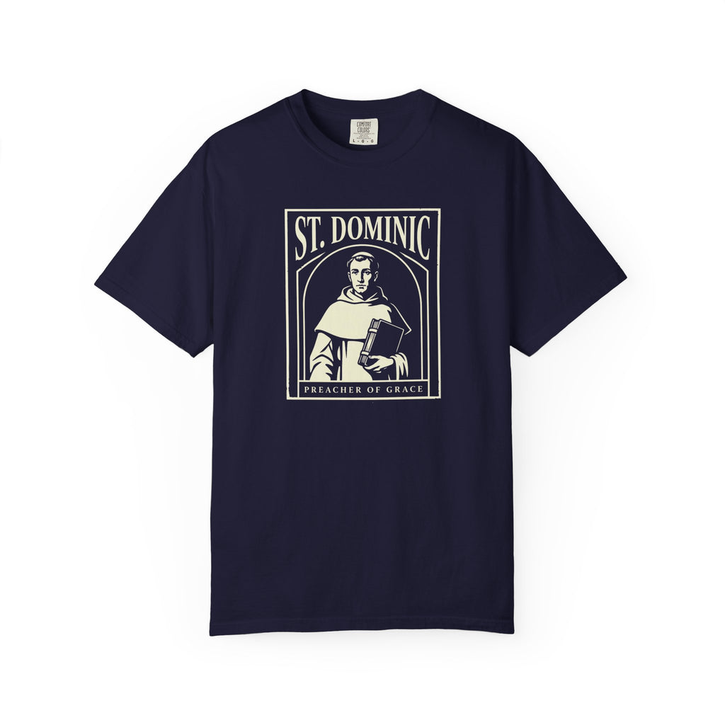 Saint Dominic Preacher of Grace Catholic T-Shirt