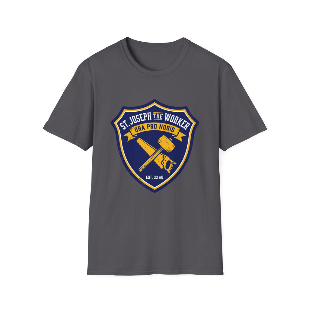 St. Joseph the Worker Shield T-Shirt
