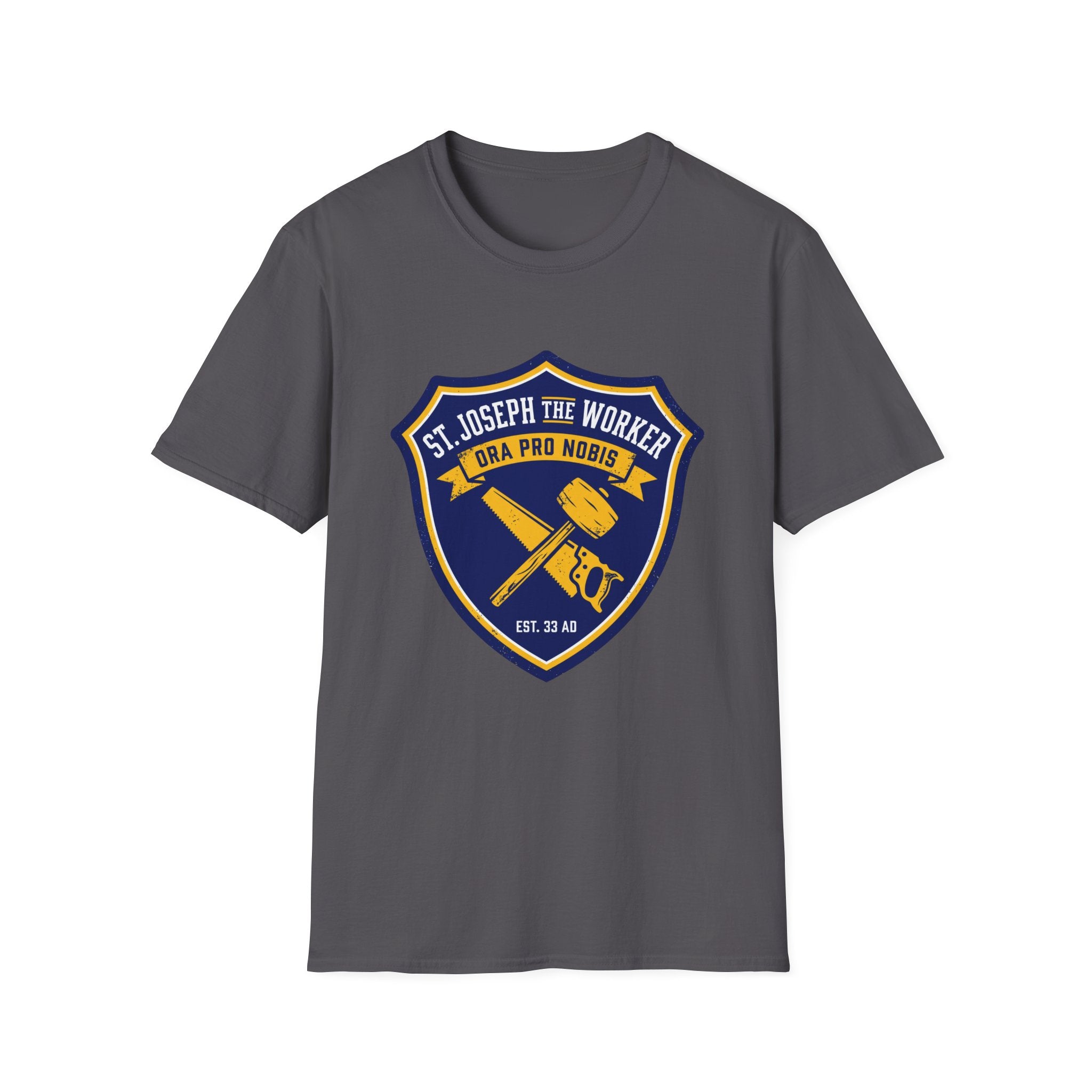 St. Joseph the Worker Shield T-Shirt