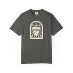 Sacred Heart of Jesus Woodcut Catholic T-Shirt