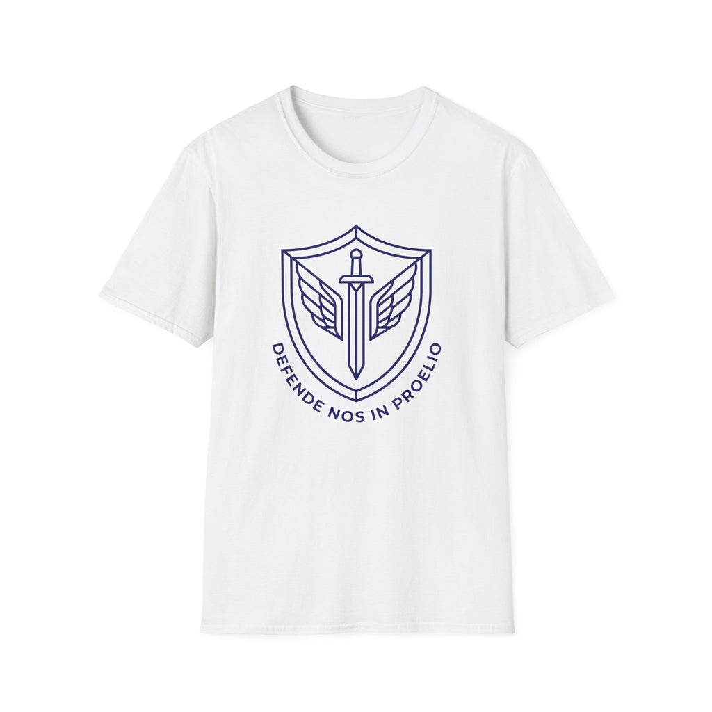 Defende Nos In Proelio Shield T-Shirt