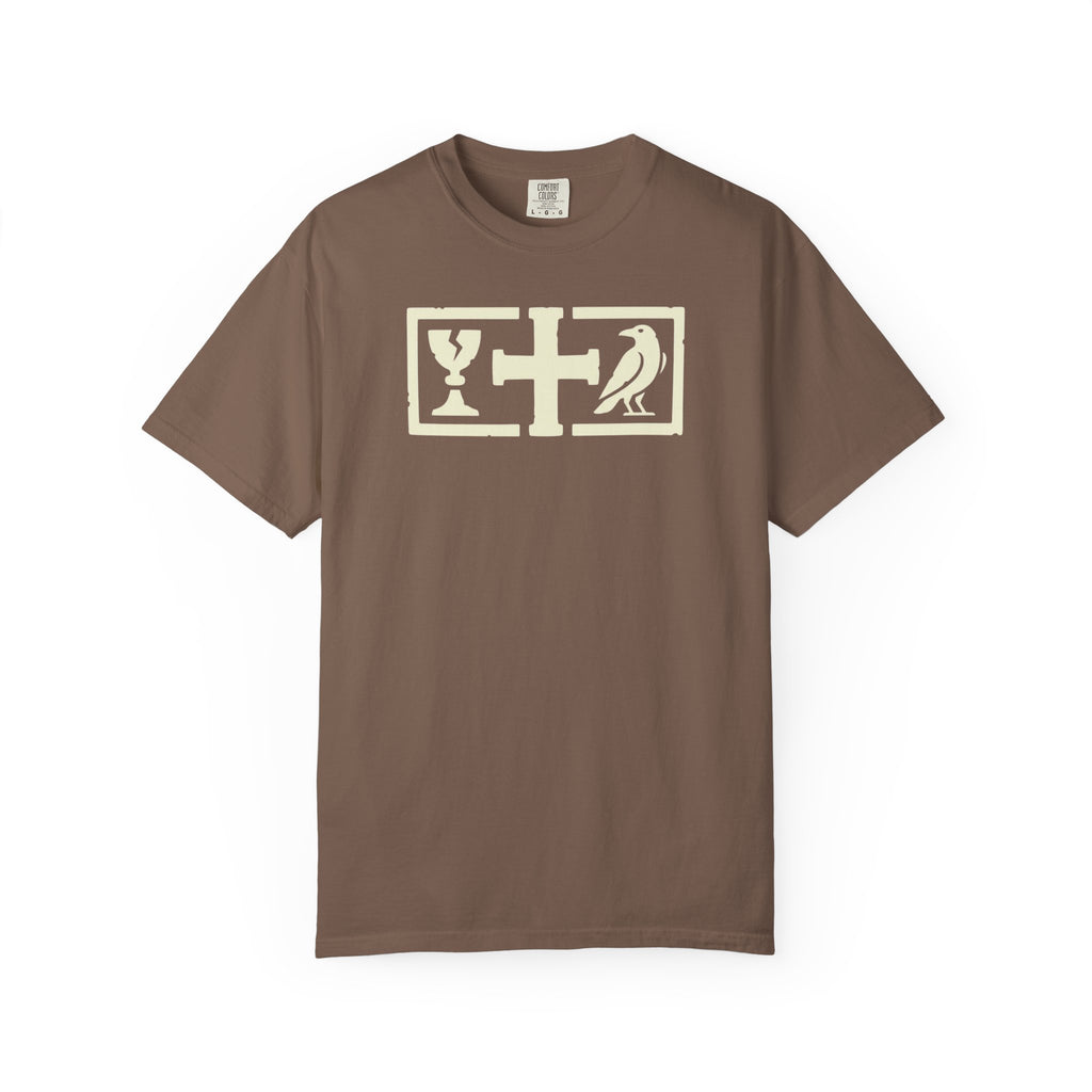 St. Benedict Monastic Cross Chalice & Raven T-Shirt