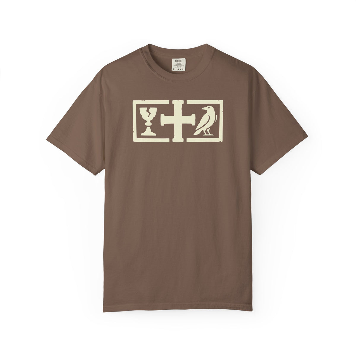 St. Benedict Monastic Cross Chalice & Raven T-Shirt