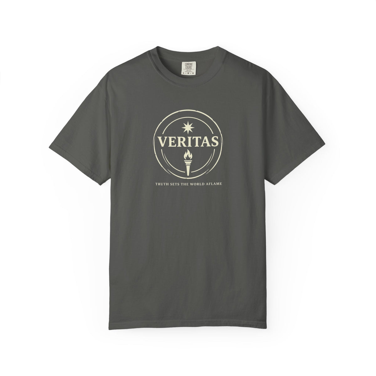 Veritas Truth Sets the World Aflame Catholic T-Shirt