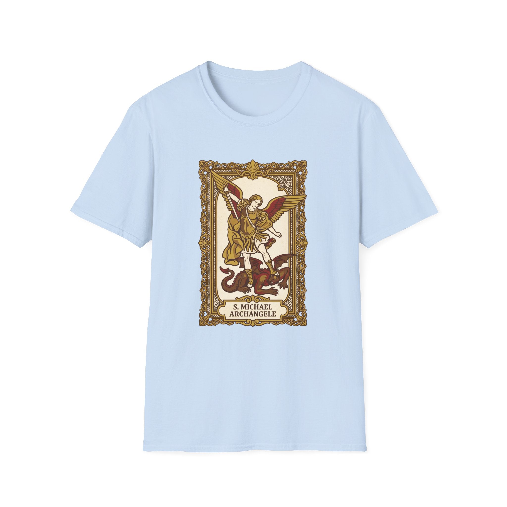 St. Michael Baroque Frame T-Shirt
