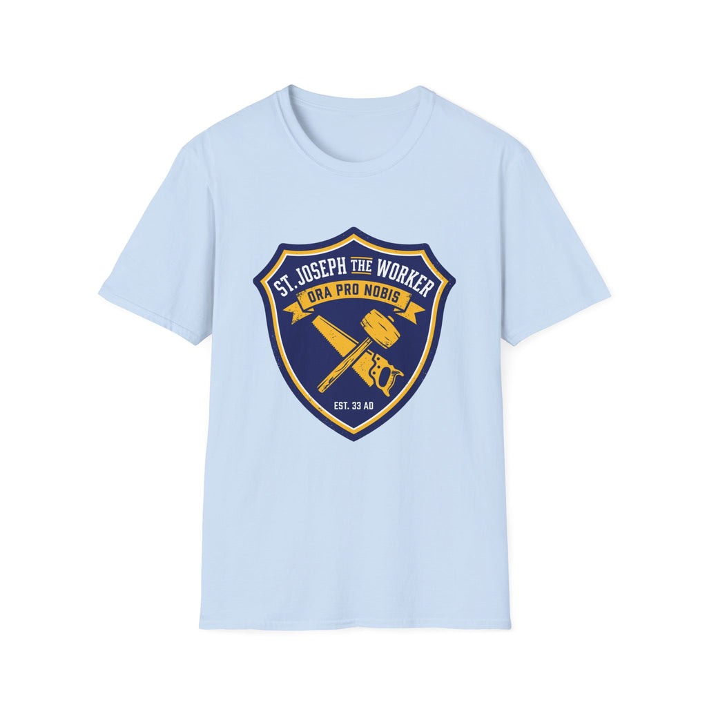 St. Joseph the Worker Shield T-Shirt