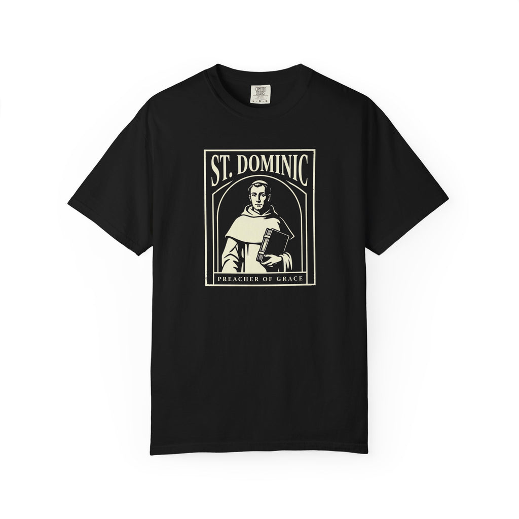 Saint Dominic Preacher of Grace Catholic T-Shirt