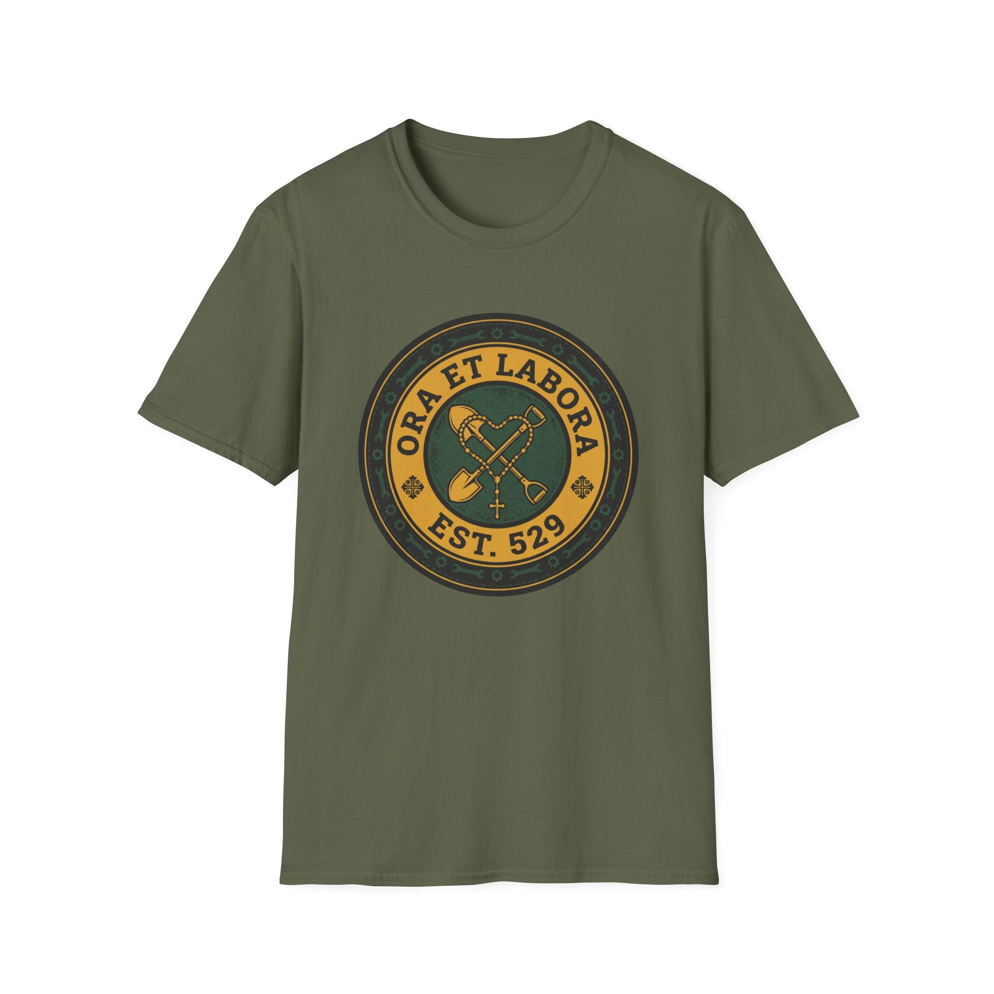 Ora Et Labora Sigillum T-Shirt