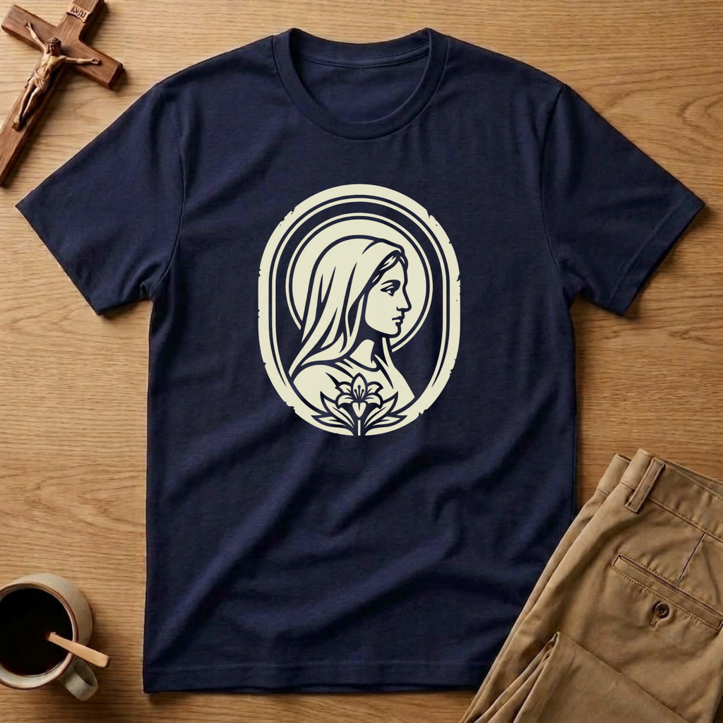Blessed Mother Lily T-Shirt