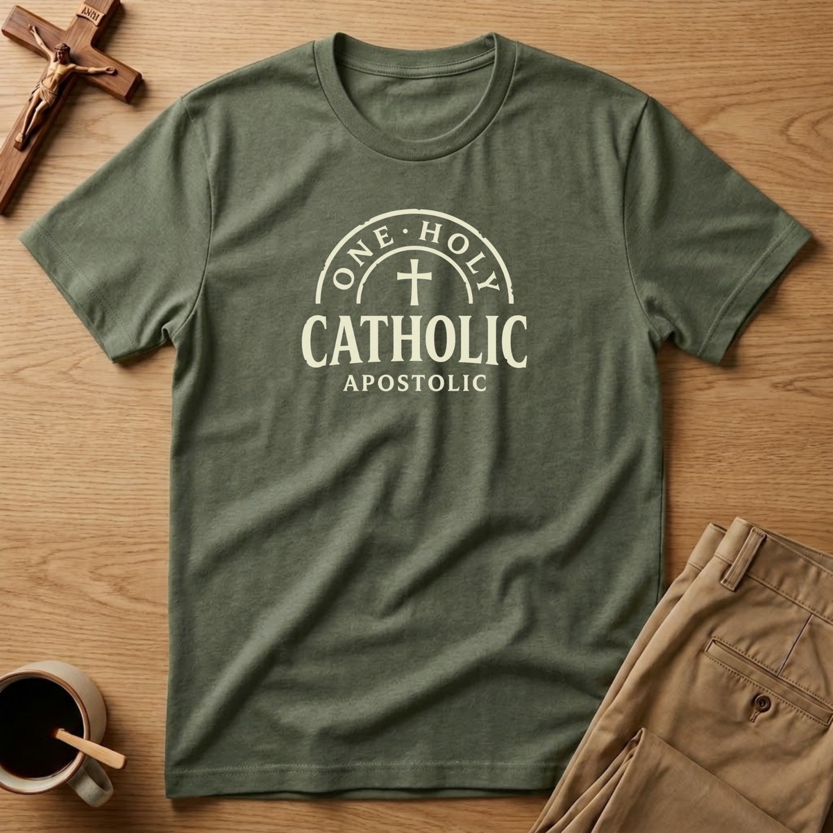 One Holy Catholic Apostolic Arch Seal T-Shirt