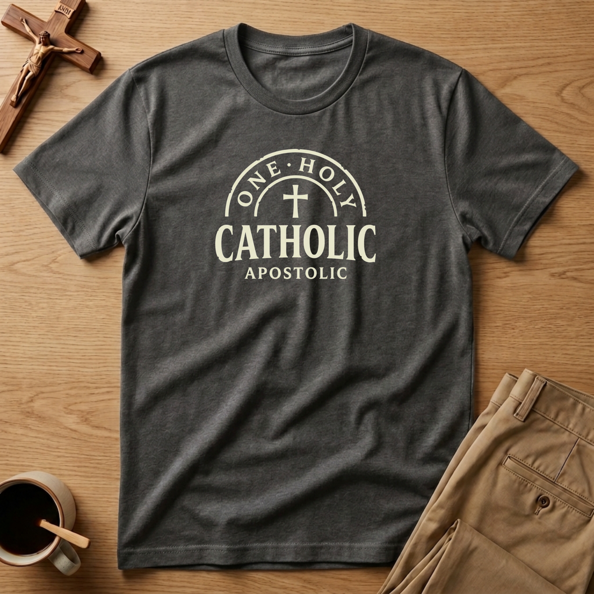 One Holy Catholic Apostolic Arch Seal T-Shirt