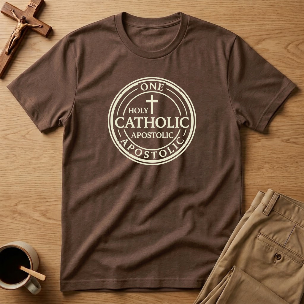 One Holy Catholic Apostolic Creed Seal T-Shirt