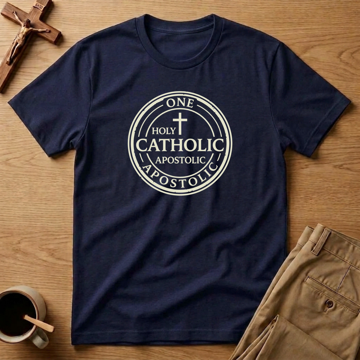 One Holy Catholic Apostolic Creed Seal T-Shirt
