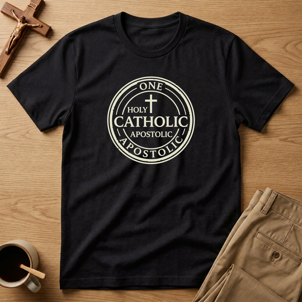 One Holy Catholic Apostolic Creed Seal T-Shirt