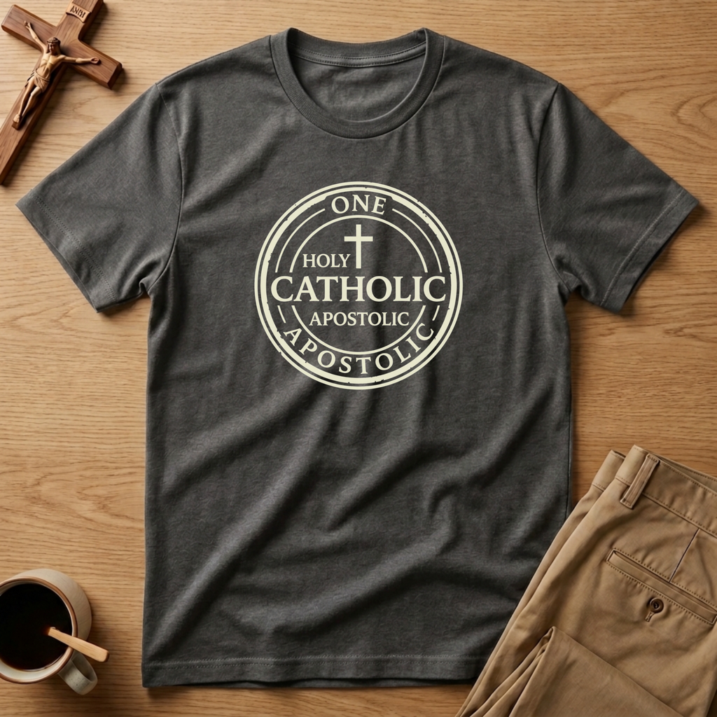 One Holy Catholic Apostolic Creed Seal T-Shirt