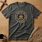 St. Benedict Peace Through the Cross Seal T-Shirt