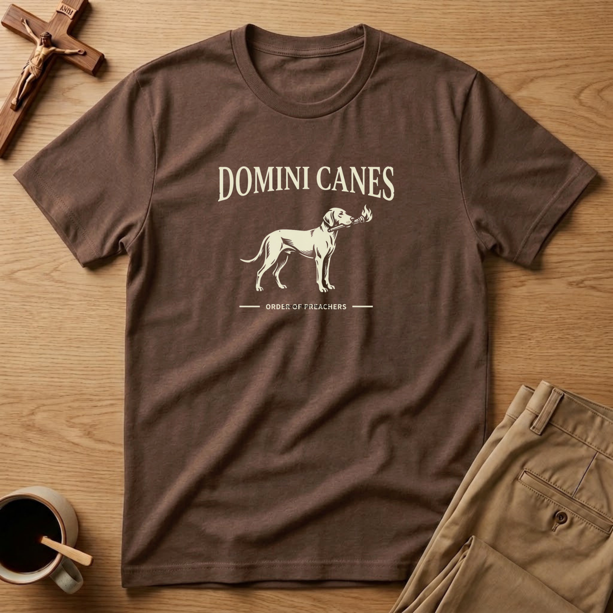 Domini Canes Dominican Hound Catholic T-Shirt