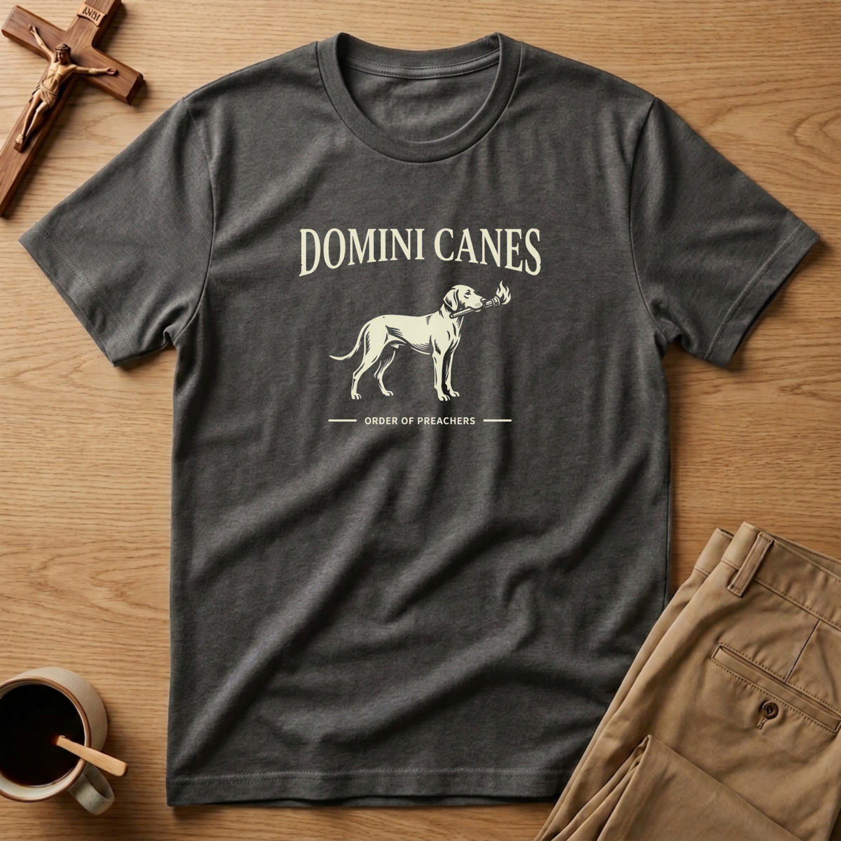 Domini Canes Dominican Hound Catholic T-Shirt