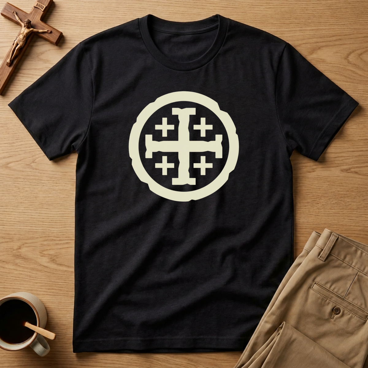 Jerusalem Cross Seal T-Shirt