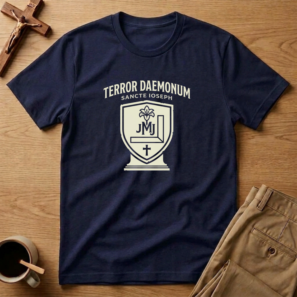 St. Joseph Terror of Demons Protector Catholic T-Shirt