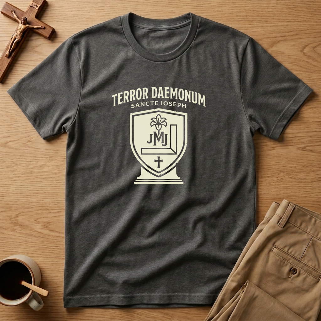 St. Joseph Terror of Demons Protector Catholic T-Shirt