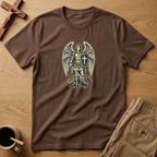 St. Michael Engraved Dragon Slayer Catholic T-Shirt