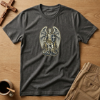 St. Michael Engraved Dragon Slayer Catholic T-Shirt