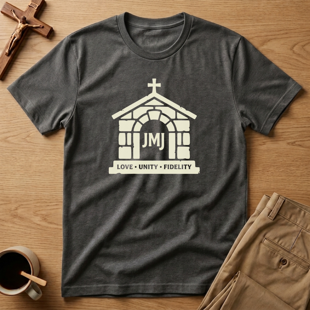 Holy Family House of Nazareth JMJ Catholic T-Shirt
