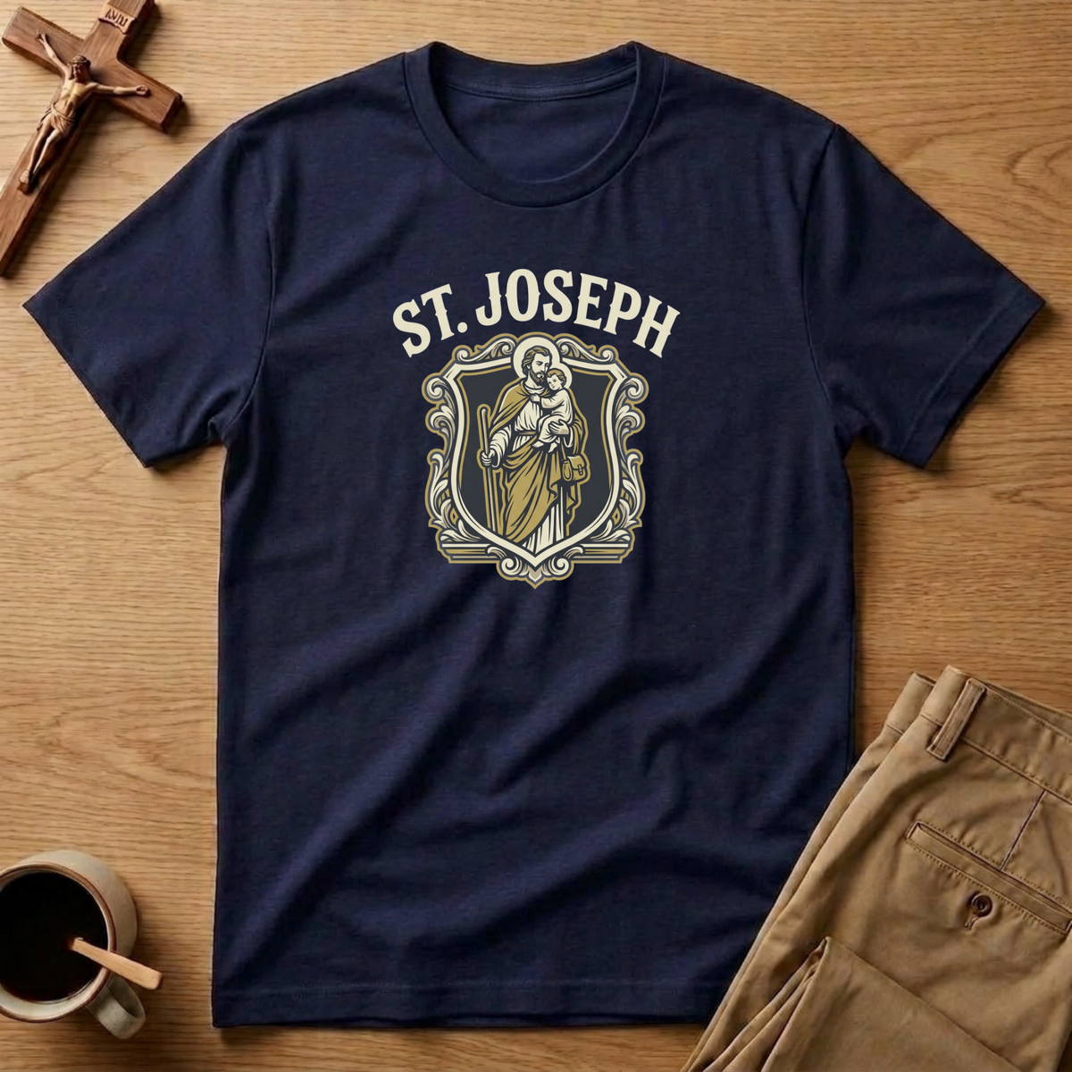 St. Joseph Protector Crest T-Shirt