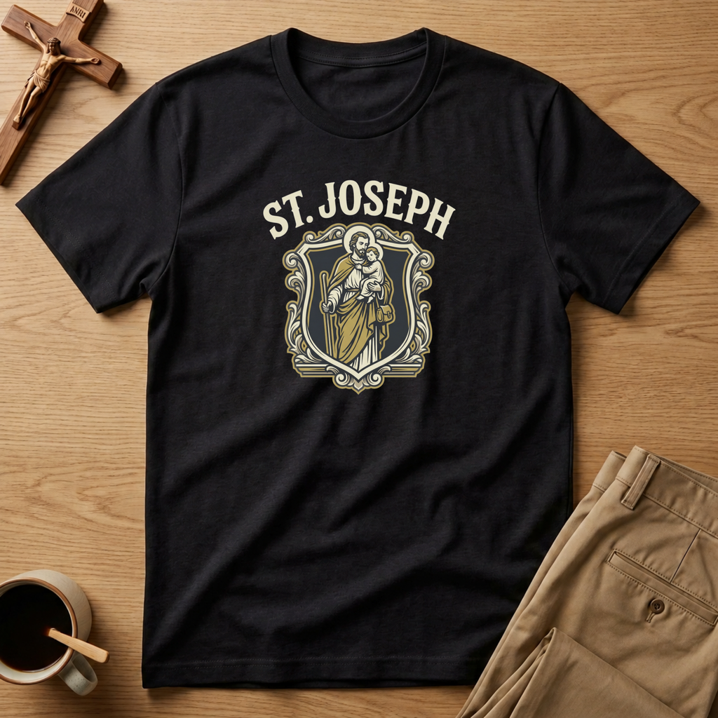 St. Joseph Protector Crest T-Shirt
