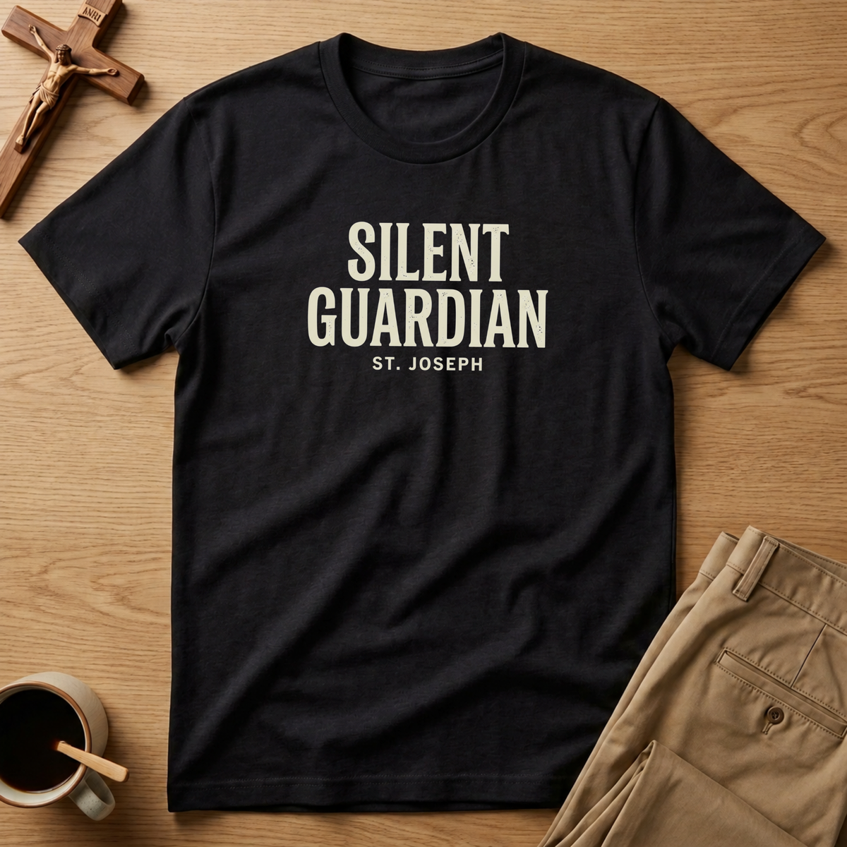 St. Joseph Silent Guardian Catholic T-Shirt