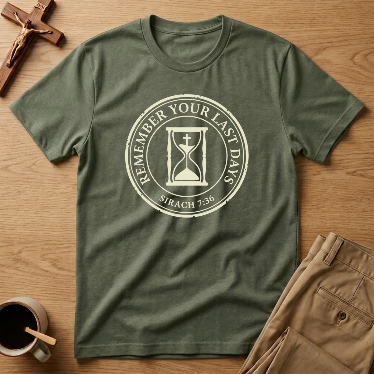 Memento Mori Remember Your Last Days Catholic T-Shirt