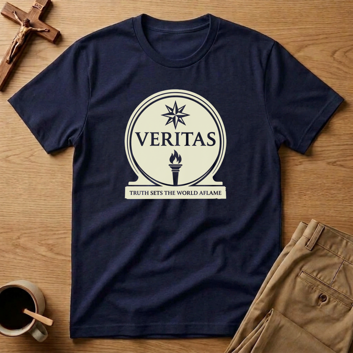 Veritas Light of Preaching Dominican Catholic T-Shirt