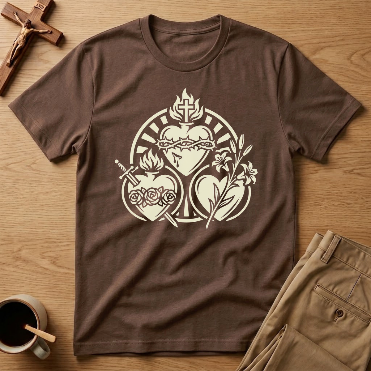 Three Sacred Hearts T-Shirt