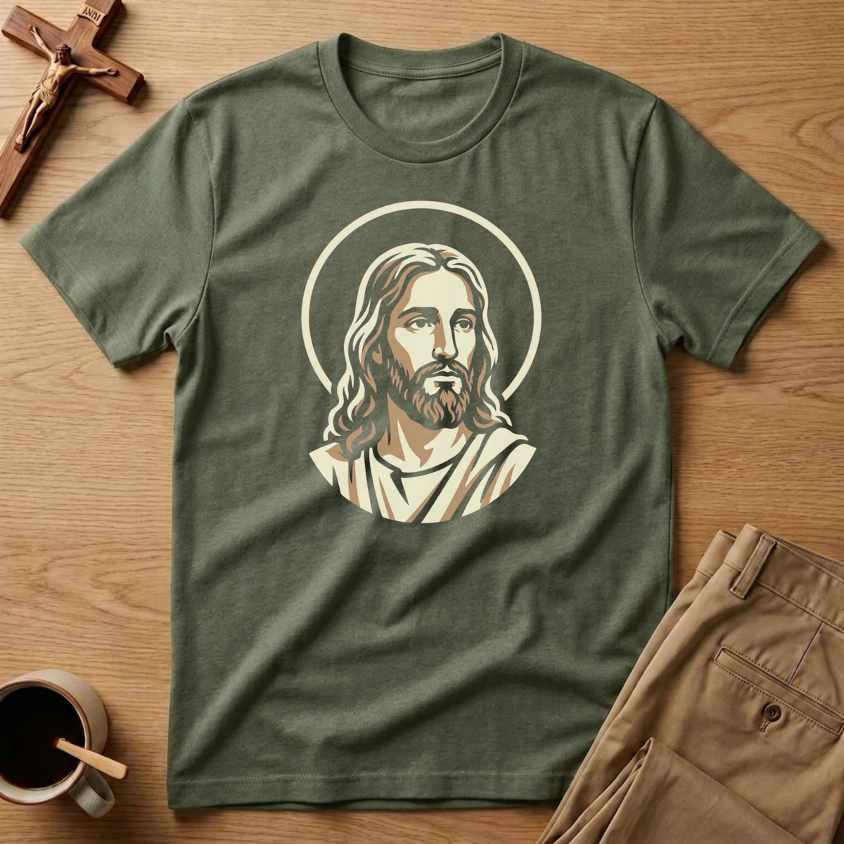 Christ Devotional Portrait T-Shirt