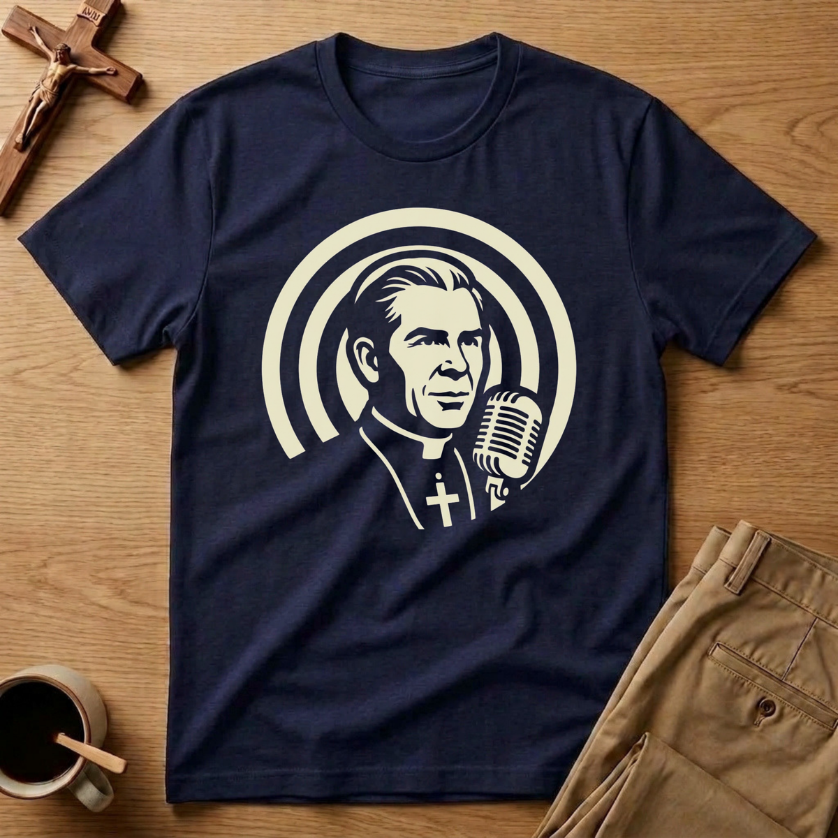Fulton Sheen Catholic Broadcaster T-Shirt