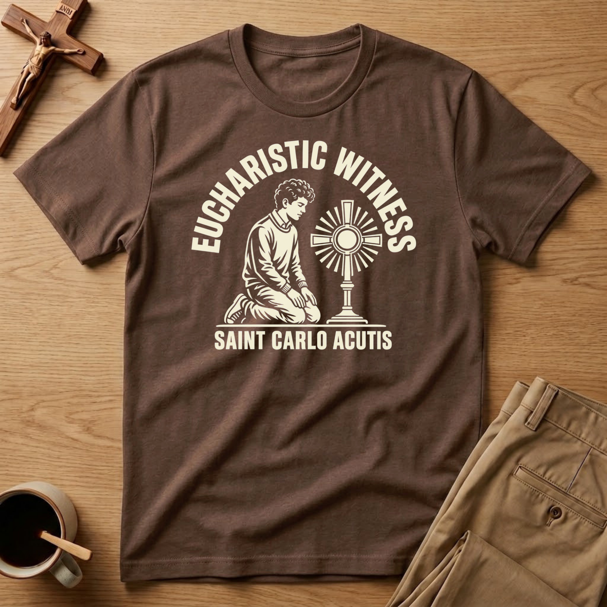 Carlo Acutis Eucharistic Witness T-Shirt