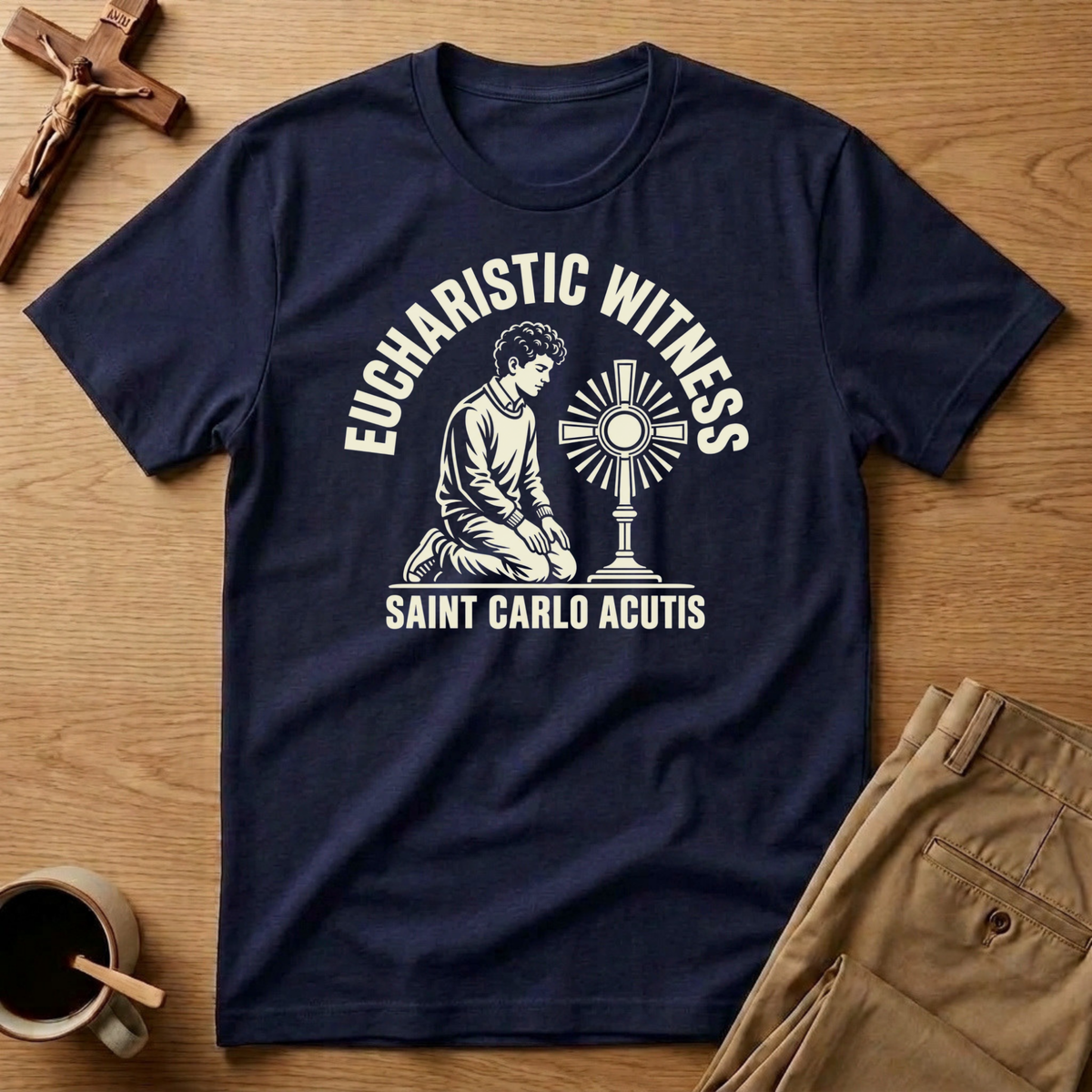 Carlo Acutis Eucharistic Witness T-Shirt